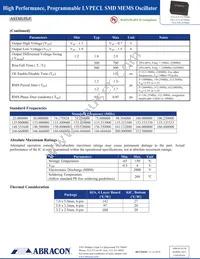 ASTMUPLPV-500.000MHZ-LJ-E-T3 Datasheet Page 2