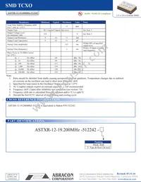 ASTXR-12-19.200MHZ-512242-T Datasheet Page 2