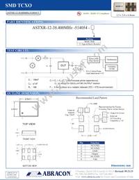ASTXR-12-38.400MHZ-514054-T Datasheet Page 2