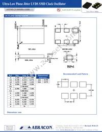 ASVMX-25.000MHZ-5ABB Datasheet Page 2