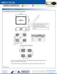 ASVTX-11-A-19.800MHZ-T Datasheet Page 3