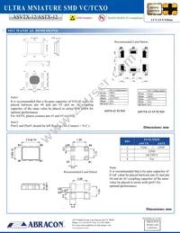 ASVTX-12-C-40.000MHZ-T Datasheet Page 3