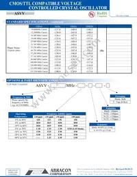 ASVV-30.000MHZ-N152-T Datasheet Page 2