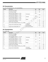 AT17C002-10JC Datasheet Page 9