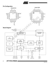 AT17C002A-10QI Datasheet Page 2