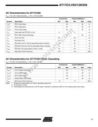 AT17C65-10CC Datasheet Page 9