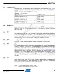 AT17F16-30TQI Datasheet Page 5