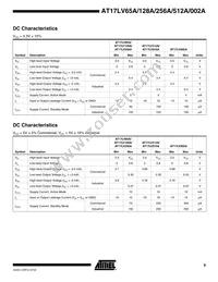AT17LV002A-10CU Datasheet Page 9