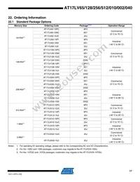 AT17LV512-10PC Datasheet Page 17