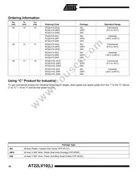 AT22LV10L-25SI Datasheet Page 10