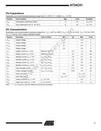 AT24C01-10SI-2.5 Datasheet Page 3