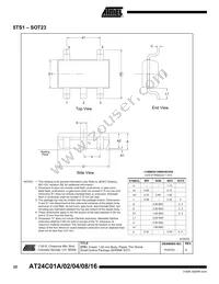 AT24C01AY1-10YU-2.7 Datasheet Page 22