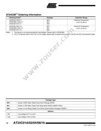 AT24C02Y1-10YI-1.8 Datasheet Page 16