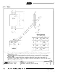 AT24C02Y1-10YI-1.8 Datasheet Page 20