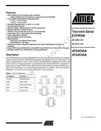 AT24C04AN-10SI-2.7-T Datasheet Cover