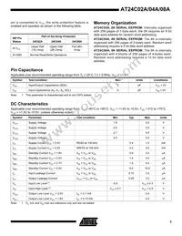 AT24C08AN-10SI-2.7-T Datasheet Page 3