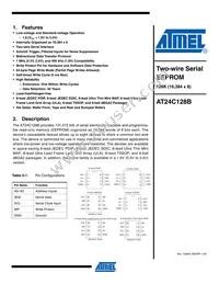 AT24C128BY6-YH-T Datasheet Cover