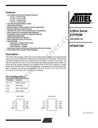 AT24C164-10SI-2.7 Datasheet Cover