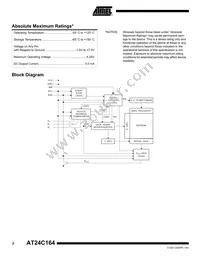 AT24C164-10SU-1.8 Datasheet Page 2