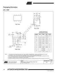 AT24C16AY6-10YH-1.8 Datasheet Page 18