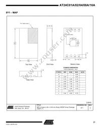 AT24C16AY6-10YH-1.8 Datasheet Page 21