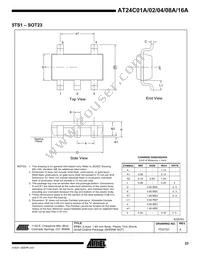 AT24C16AY6-10YH-1.8 Datasheet Page 23