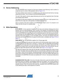 AT24C16B-TSU-T Datasheet Page 9