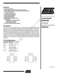 AT24C21-10SI-2.5 Datasheet Cover