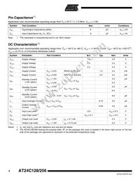 AT24C256W-10SI-2.7-T Datasheet Page 4