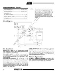 AT24C512-10TI-2.7-T Datasheet Page 2