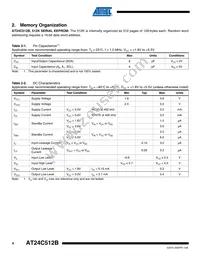 AT24C512BY7-YH25-T Datasheet Page 4