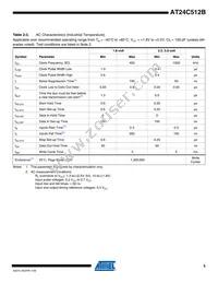 AT24C512BY7-YH25-T Datasheet Page 5