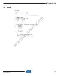 AT24C512BY7-YH25-T Datasheet Page 17