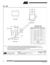 AT24C512C1-10CU-2.7 Datasheet Page 16