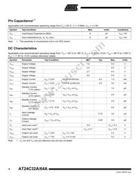 AT24C64AN-10SI-2.7-T Datasheet Page 4