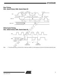 AT24C64B-10PU-2.7 Datasheet Page 7