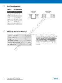 AT24C64BN-10SU-1.8 Datasheet Page 2