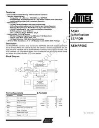 AT24RF08CN-10SC Datasheet Cover