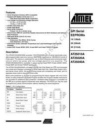 AT25040AN-10SI-2.7-T Datasheet Cover