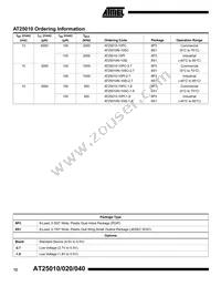 AT25040N-10SI Datasheet Page 12