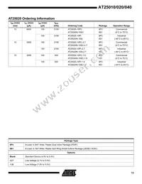 AT25040N-10SI Datasheet Page 13