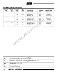 AT25040N-10SI Datasheet Page 14