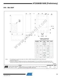 AT25160BY6-YH-T Datasheet Page 19