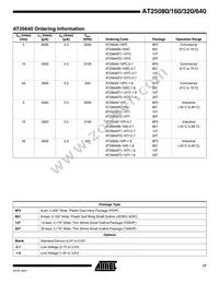 AT25160N-10SC-1.8 Datasheet Page 17