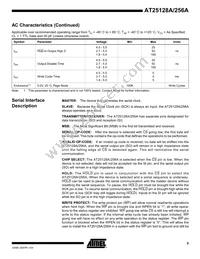 AT25256A-10CI-2.7 Datasheet Page 5