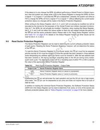 AT25DF081-SSHN-B Datasheet Page 17