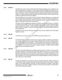 AT25DF081-SSHN-B Datasheet Page 21