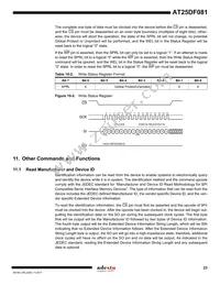 AT25DF081-SSHN-B Datasheet Page 23