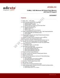 AT25DL161-MHN-T Datasheet Cover
