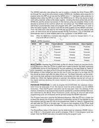 AT25F2048N-10SU-2.7 Datasheet Page 9